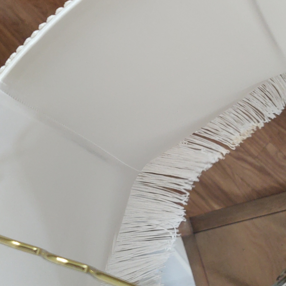 Antique Silk Lampshade - Picture 3 of 8
